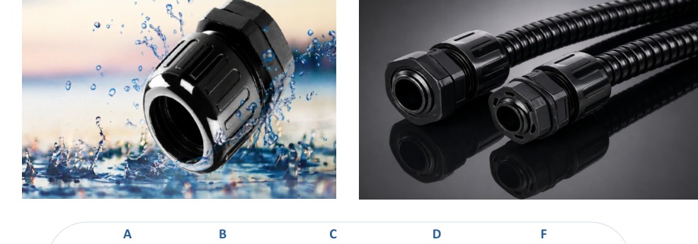 Cable Gland with Flexible Conduit — Unity&nbsp;Electro OEM Product