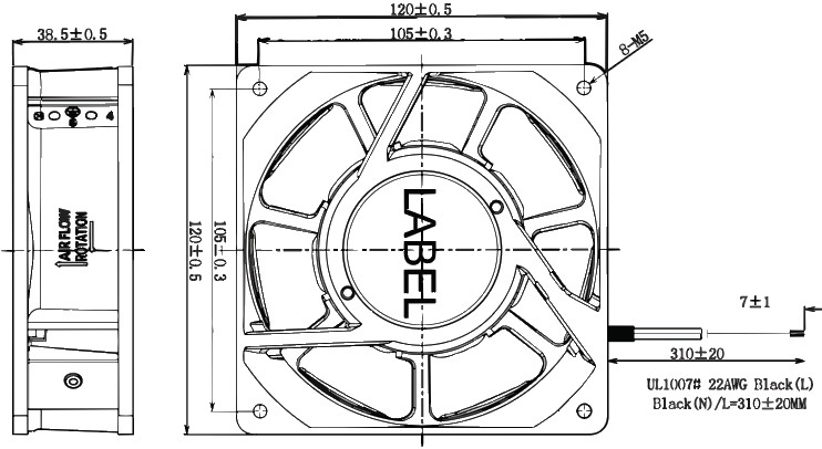 Unity Electro 4 Inch Fan with Guard